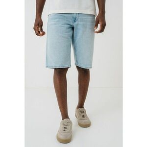 Bermude din denim cu croiala medie imagine