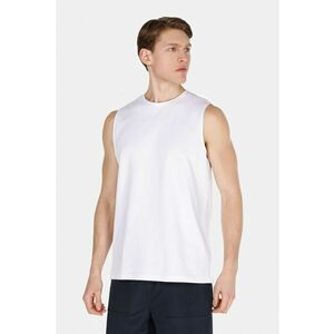 Tricou uni din bumbac - fara maneci imagine