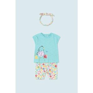 Set de bentita - colanti si tricou cu imprimeu - 3 piese imagine
