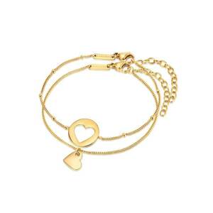 Set de bratari placate cu aur de 14K - 2 piese imagine