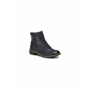 Ghete dama 201655566 - Piele naturala - Albastru imagine