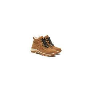 Ghete dama 304317361 - Piele naturala - Maro imagine