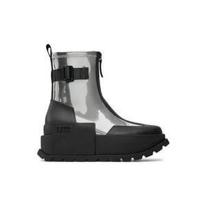 Ghete dama 304405914 - Piele ecologica - 39 EU - Argintiu imagine