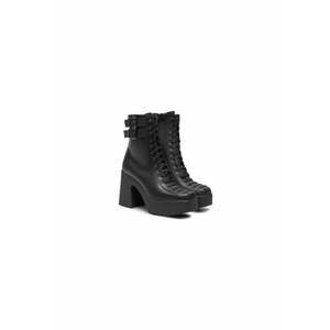 Ghete dama 304437465 - Piele ecologica - Negru imagine