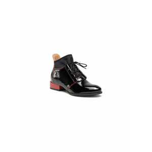 Ghete dama 208192828 - Piele naturala - Negru imagine