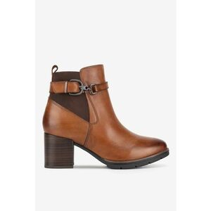 Ghete dama 5903419293108 - Piele naturala - Maro imagine