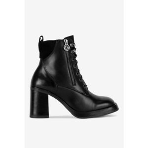 Ghete dama 5903419555602 - Piele naturala - Negru imagine