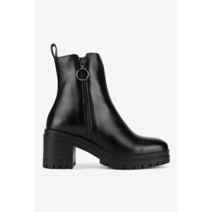 Ghete dama 5903419555398 - Piele naturala - Negru imagine
