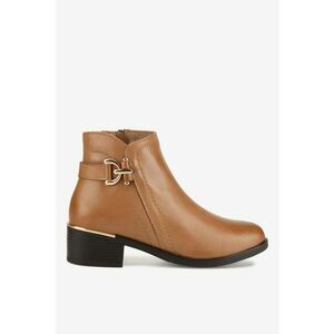 Ghete dama 5903419560590 - Piele naturala - Maro imagine