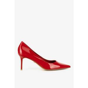 Pantofi dama 5903419850721 - Piele naturala - Rosu imagine