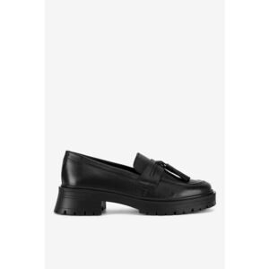 Mocasini dama 5903419836619 - Piele naturala - Negru imagine