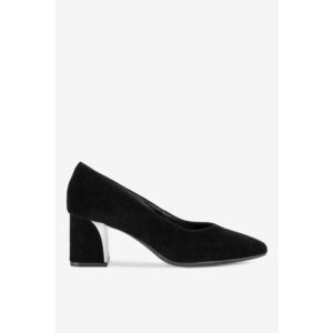 Pantofi dama 5903419945557 - Piele intoarsa - Negru imagine