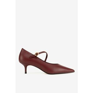 Pantofi dama 5903419938832 - Piele naturala - Rosu imagine