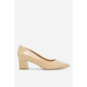 Pantofi dama 5903698003702 - Sintetic - Bej imagine
