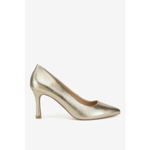 Pantofi dama 5903698022840 - Piele naturala - Auriu imagine