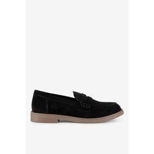 Mocasini dama 5903698048970 - Piele intoarsa - Negru imagine