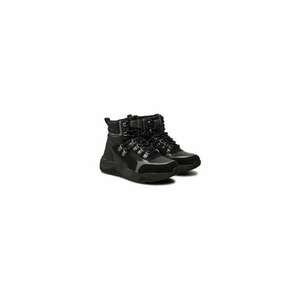 Ghete dama 304322099 - Piele ecologica - Negru imagine