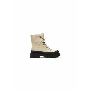 Ghete dama 304321368 - Piele naturala - Alb imagine