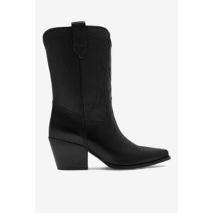 Ghete dama 5905588093084 - Piele naturala - Negru imagine