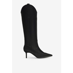 Cizme dama 5905588143734 - Sintetic - Negru imagine