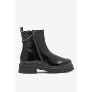 Ghete dama 5905588173175 - Piele naturala - 41 EU - Negru imagine