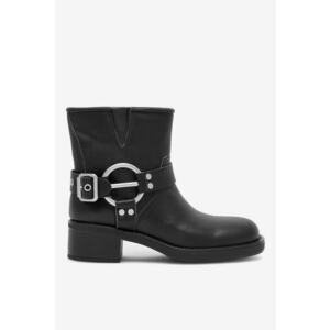 Ghete dama 5905588263463 - Piele naturala - 37 EU - Negru imagine