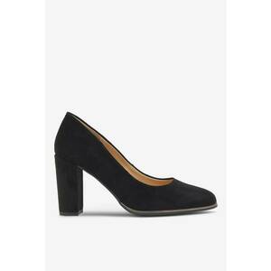 Pantofi dama Piele intoarsa - Negru imagine