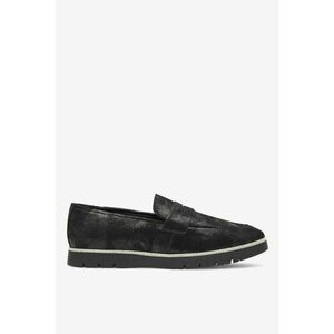 Mocasini dama 5905588347552 - Piele intoarsa - Negru imagine