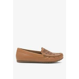 Mocasini dama 5905588437284 - Piele naturala - 36 EU - Maro imagine