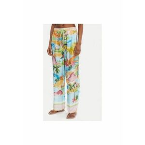 Pantaloni dama - 304991578 - Viscoza - Multicolor imagine