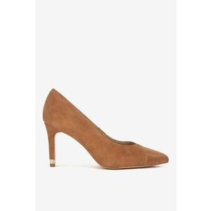 Pantofi dama 5905588777724 - Piele intoarsa - Maro imagine