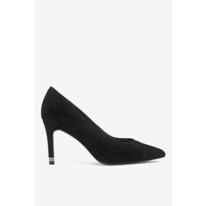Pantofi dama 5905588777731 - Piele intoarsa - Negru imagine