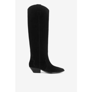 Cizme dama 5905588767022 - Piele intoarsa - Negru imagine