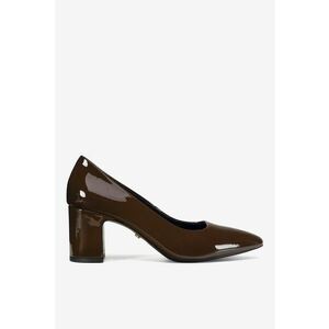 Pantofi dama 5905588829737 - Piele naturala - Maro imagine
