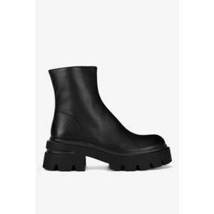 Ghete dama 5905588871125 - Piele naturala - Negru imagine