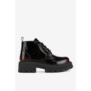 Ghete dama 5905588856306 - Piele naturala - Rosu imagine