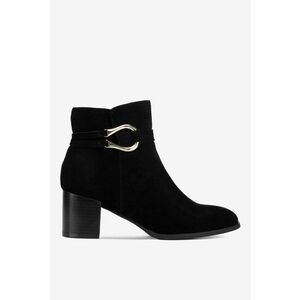 Ghete dama 5905588884927 - Piele intoarsa - Negru imagine