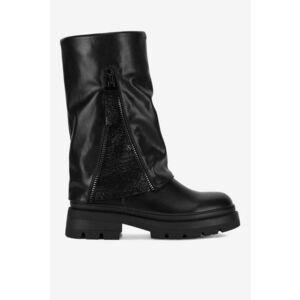 Cizme dama 5905588888260 - Sintetic - Negru imagine