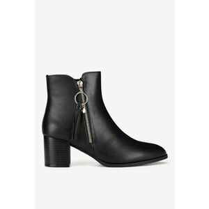 Ghete dama 5905588888055 - Piele naturala - Negru imagine