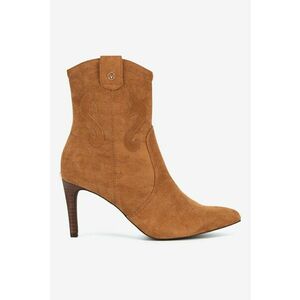 Ghete dama 5905588894674 - Piele intoarsa - Maro imagine