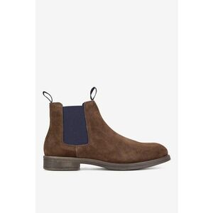 Ghete barbati 5905588901549 - Piele intoarsa - Maro imagine