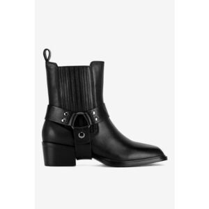 Ghete dama 5905588904717 - Piele naturala - Negru imagine