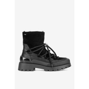 Ghete dama 5905588925965 - Piele intoarsa - Negru imagine