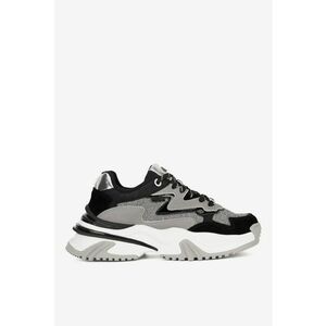 Pantofi dama 5905588926887 - Piele intoarsa - Negru imagine