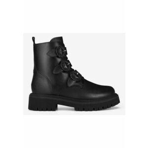 Ghete fete 5905588934554 - Piele naturala - Negru imagine
