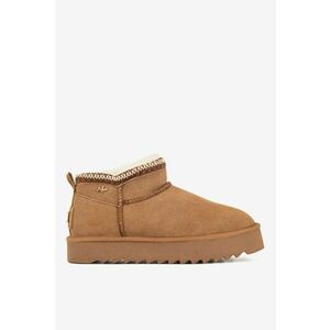 Ghete dama 5905588935193 - Piele intoarsa - Maro imagine