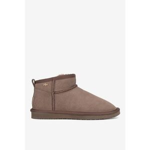 Ghete dama 5905588935704 - Piele intoarsa - Maro imagine
