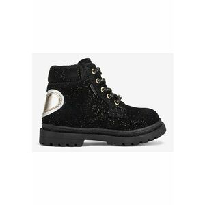 Ghete fete 5905588934479 - Piele intoarsa - Negru imagine