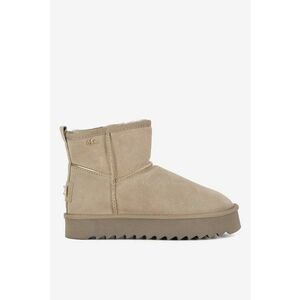 Ghete dama 5905588940395 - Piele intoarsa - Bej imagine