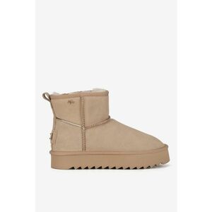 Ghete dama 5905588940388 - Piele intoarsa - Bej imagine